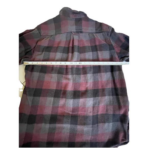 Orvis Classic Premium MENS Heavy Plaid Big Bear‎ Flannel Jacket Pockets MEDIUM - Picture 12 of 13